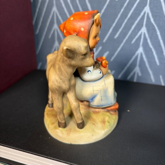 Vintage Hummel Good Friends Figurine 182 with Rare 1950's TMK2 Full Bee Mark - Picture 2 of 12